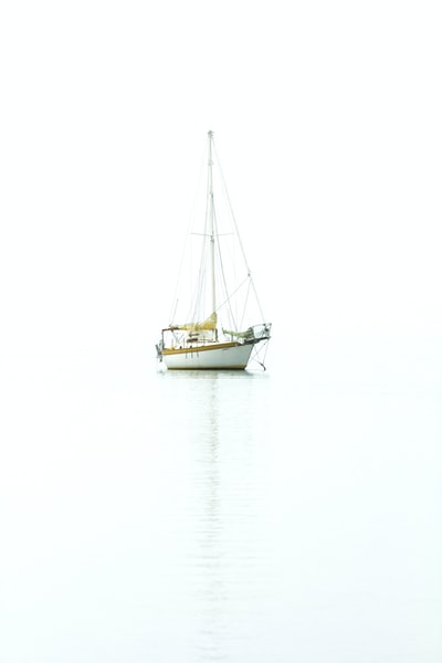 白色和棕色船摄影
